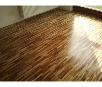 parkiet przemysłowy teak z bielą CD